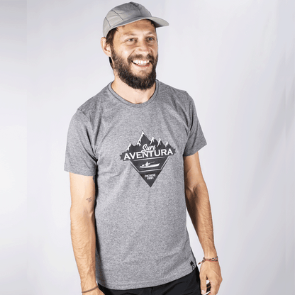 Remera con estampa M/C