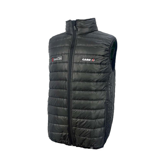 Chaleco con bordados institucionales